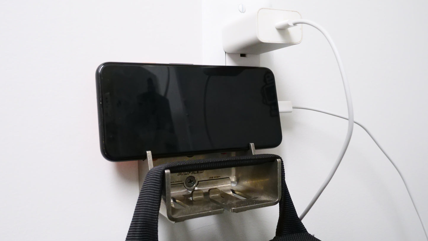The Stainless Steel "Alfred" Backpack Hanger