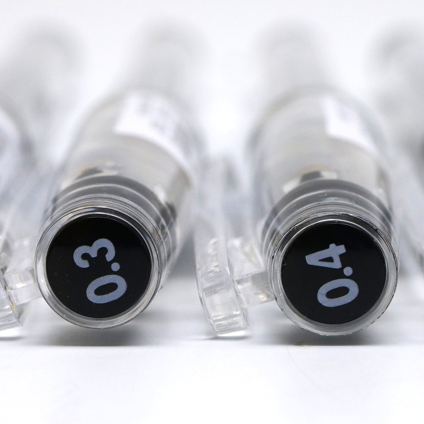 4Pack Pilot Hi-Tec-C Gel Ink Pens, .25,.3,.4,.5mm Black Ink