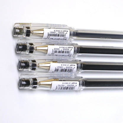 4Pack Pilot Hi-Tec-C Gel Ink Pens, .25,.3,.4,.5mm Black Ink