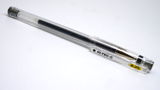 Individual Pilot Hi-Tec-C Gel Ink Pens, Black Ink